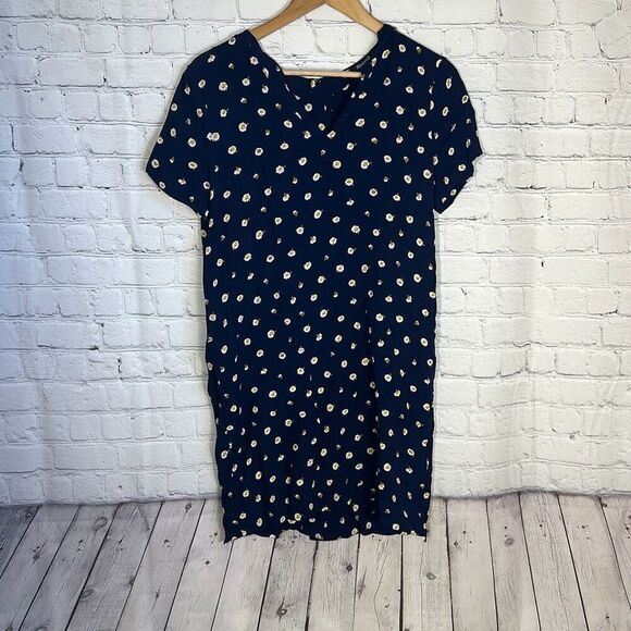 MADEWELL Button-Back Easy Dress in Daisy Dots Style AB331 - Picture 1 of 8